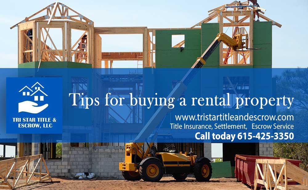 Tips for buying a rental property  - Insurance, Escrow, Settlement in Murfreesboro TN