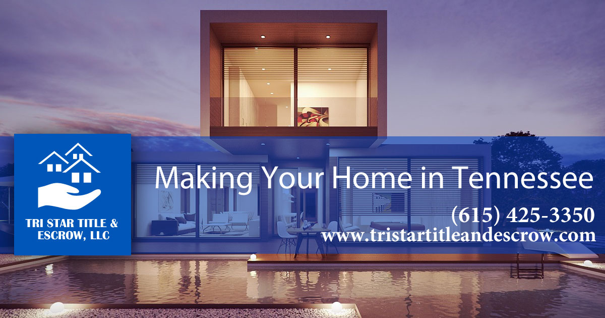 Making Your Home in Tennessee - Insurance, Escrow, Settlement in Murfreesboro TN