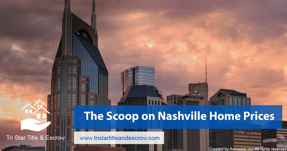 The Scoop on Nashville Home Prices  - Insurance, Escrow, Settlement in Murfreesboro TN